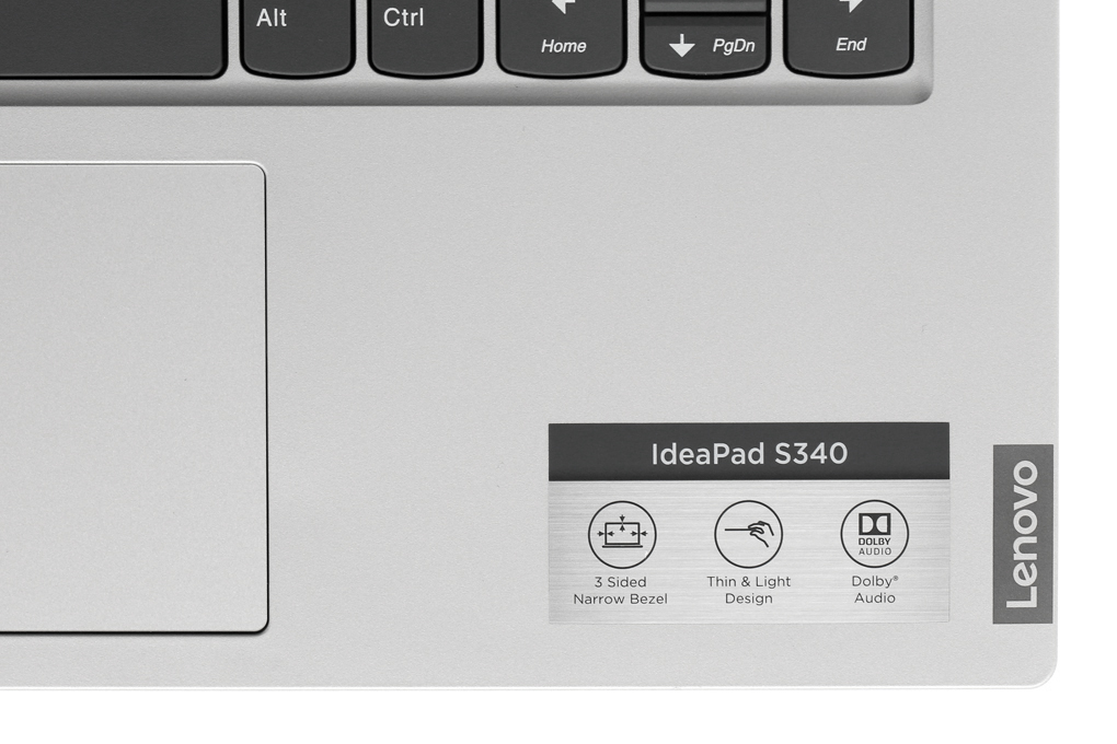 Laptop Lenovo IdeaPad S340 14IIL i3 1005G1/8GB/512GB/Win10 (81VV003VVN) Màu Xám