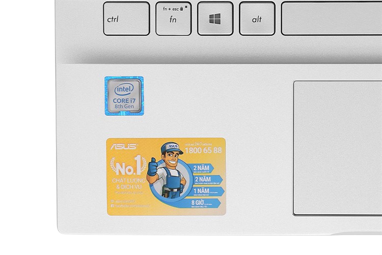 Laptop Asus VivoBook S14 S431 i7 8565U/8GB+32GB/512GB/Win10 (EB131T) Màu Bạc