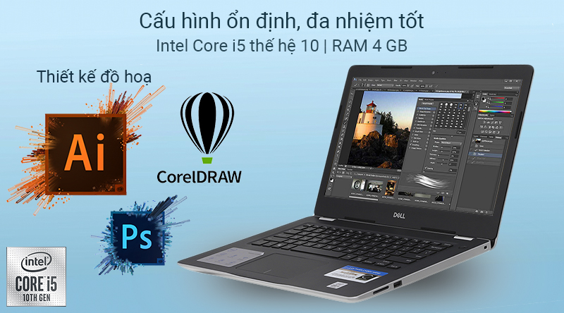 Laptop Dell Inspiron 3493 i5 1035G1/4GB/1TB/Win10 (N4I5136W)