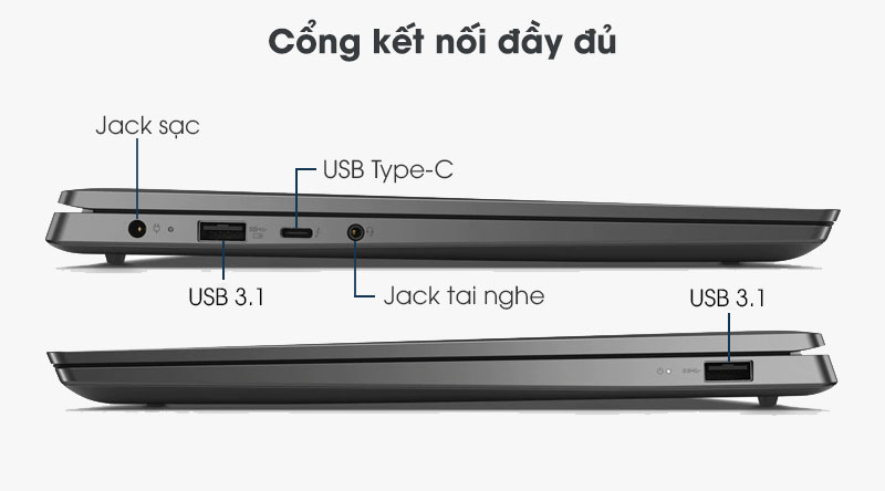 Laptop Lenovo Yoga S740 14IIL ( 81RS0036VN) Cổng kết nối
