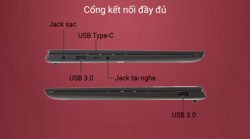 Laptop Lenovo Yoga S740 14IIL được trang bị cổng USB 3.0. Laptop Lenovo Yoga S740 14IIL được trang bị cổng USB 3.0.