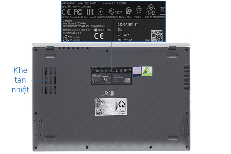 Laptop Asus VivoBook D409D R3 3200U/4GB/256GB/Win10 (EK119T)