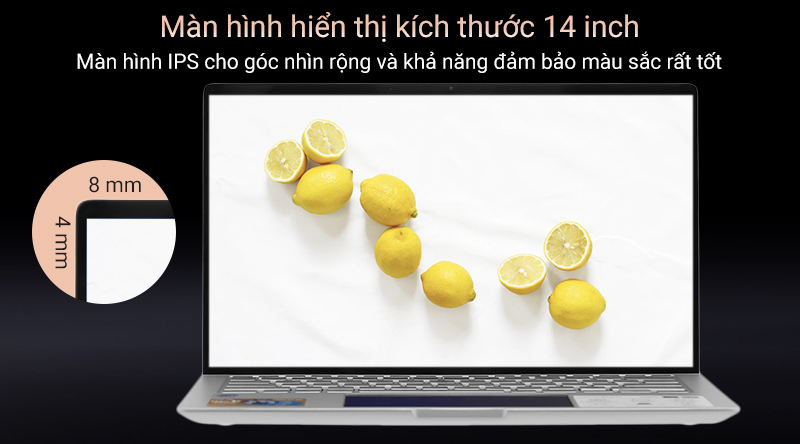 Laptop Asus ZenBook UX434FA i5 10210U/8GB/512GB/Túi/Win10 (A6116T)