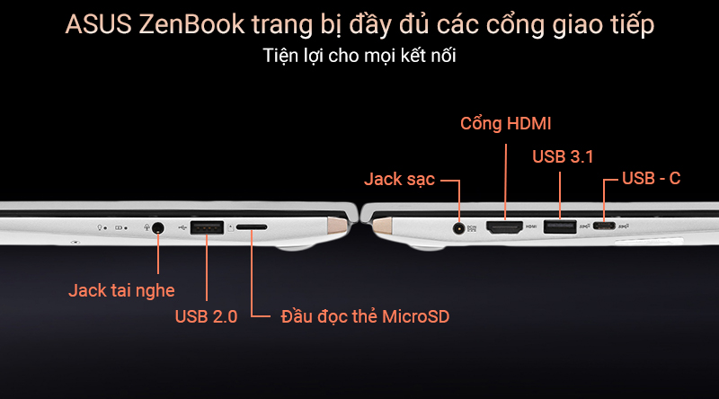 Laptop Asus ZenBook UX434FA i5 10210U/8GB/512GB/Túi/Win10 (A6116T)
