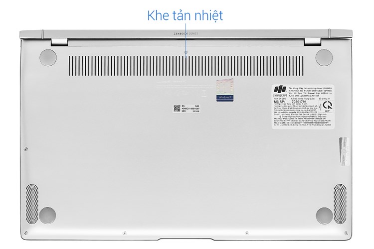 Laptop Asus ZenBook UX434FA i5 10210U/8GB/512GB/Túi/Win10 (A6116T) Màu Bạc