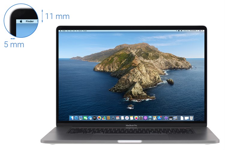 Laptop MacBook Pro Touch 16 inch 2019 i7 2.6GHz/16GB/512GB/4GB Radeon Pro 5300M (MVVJ2SA/A) Màu Xám