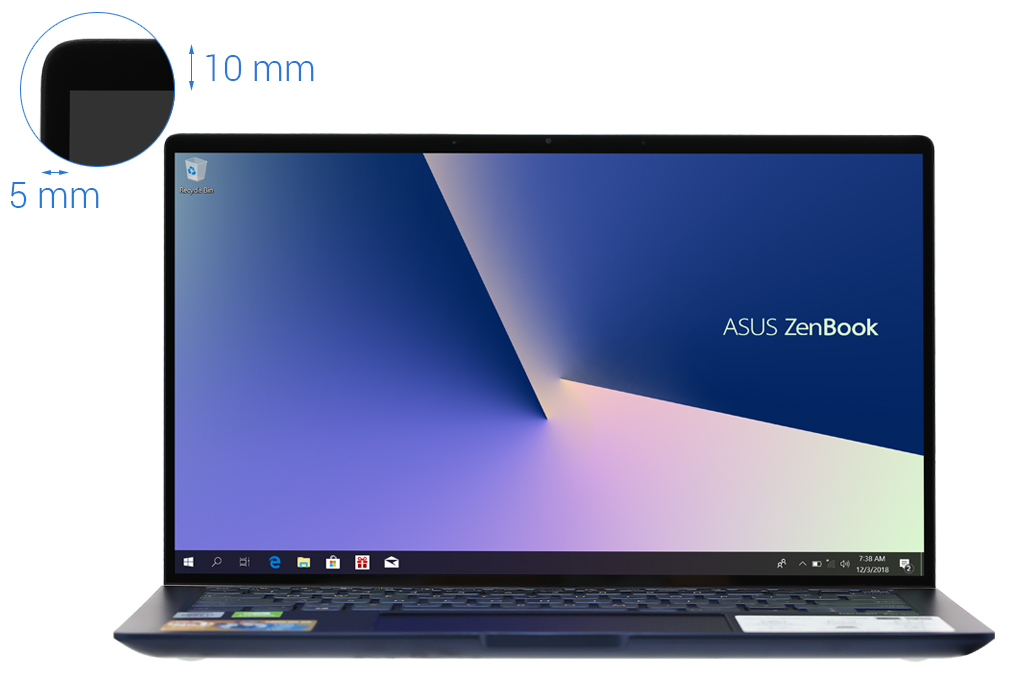 Laptop Asus ZenBook UX434F i7 10510U/16GB/512GB/2GB MX250/Túi/Win10 (A6173T) - 3