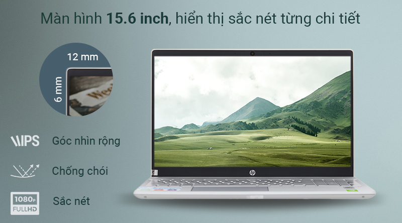 Laptop HP Pavilion 15 cs3061TX i5 1035G1/8GB/512GB/2G MX250/Win10 (8RE83PA)