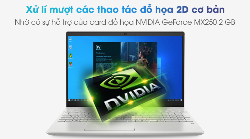 Laptop HP Pavilion 15 cs3119TX i5 1035G1/4GB/256GB/2GB MX250/Win10 (9FN16PA)