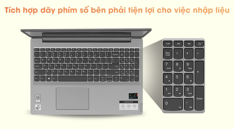 Laptop Lenovo IdeaPad S145 15IIL i3 1005G1/4GB/256GB/Win10 (81W8001XVN)