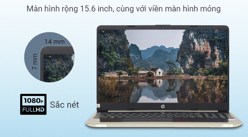 Laptop HP 15s du0115TU i3 7020U/4GB/512GB/Win10 (8VB37PA)