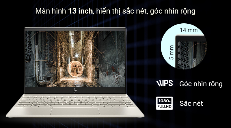 Laptop HP Envy 13 aq1022TU i5 10210U/8GB/512GB/Win10 (8QN69PA)