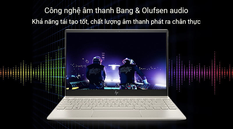 Laptop HP Envy 13 aq1022TU i5 trang bị công nghệ âm thanh chất lượng cao