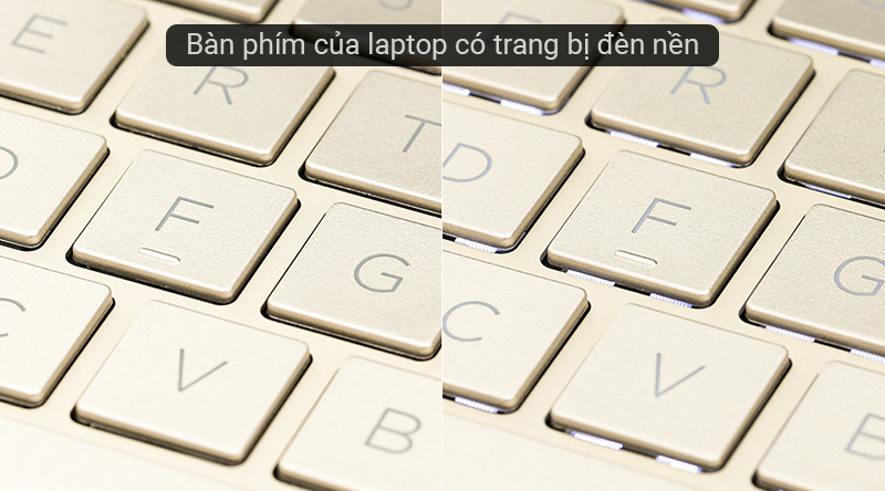 Laptop HP Envy 13 aq1022TU i5 trang bị đèn nền bàn phím