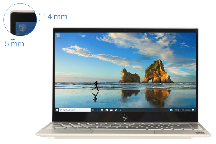 Laptop HP Envy 13 aq1021TU i5/10210U/8GB/256GB/Win10 (8QN79PA) Màu Vàng