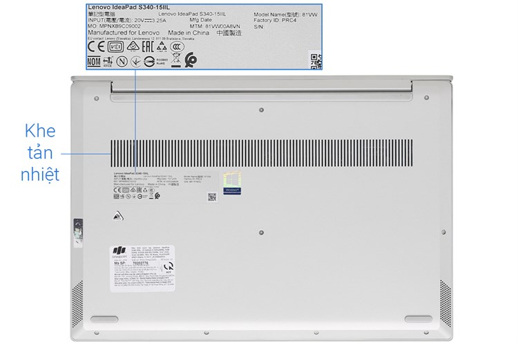 Laptop Lenovo IdeaPad S340 15IIL i5 1035G4/8GB/512GB/Win10 (81VW00A8VN) Màu Xám