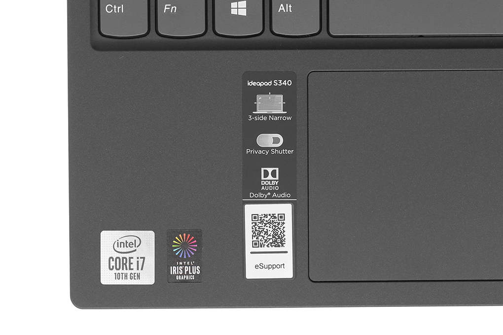 Laptop Lenovo IdeaPad S340 15IIL i7 1065G7/8GB/512GB/Win10 (81VW007AVN) Màu Đen