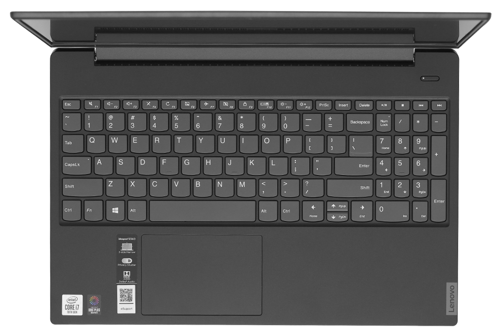 Laptop Lenovo IdeaPad S340 15IIL i7 1065G7/8GB/512GB/Win10 (81VW007AVN) Màu Đen