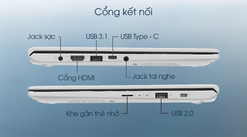 Laptop Asus VivoBook A412FA i5 10210U/8GB/512GB/Win10 (EK738T)