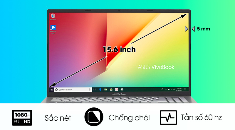 Laptop Asus VivoBook A512FA i5 10210U/8GB/512GB/Chuột/Win10 (EJ1734T)