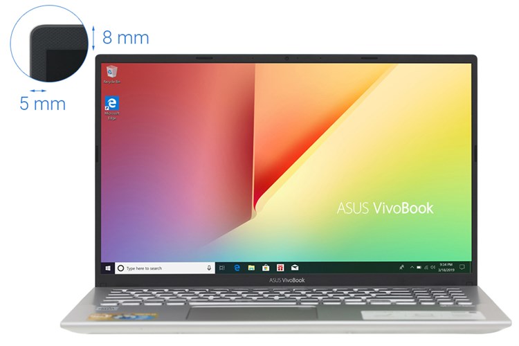Laptop Asus VivoBook A512FA i5 10210U/8GB/512GB/Chuột/Win10 (EJ1734T) Màu Bạc