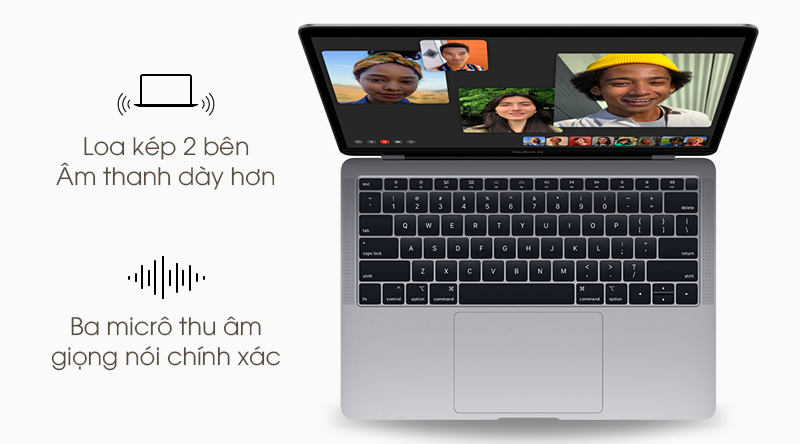 MacBook Air 2019 cho ra âm thanh chắc và ấm
