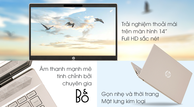 Laptop HP Pavilion 14 ce3014TU i3 1005G1/4GB/256GB/Win10 (8QP03PA)