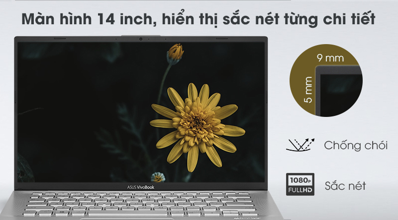 Laptop Asus VivoBook A412F i5 10210U/8GB/32GB+512GB/Win10 (EK739T)