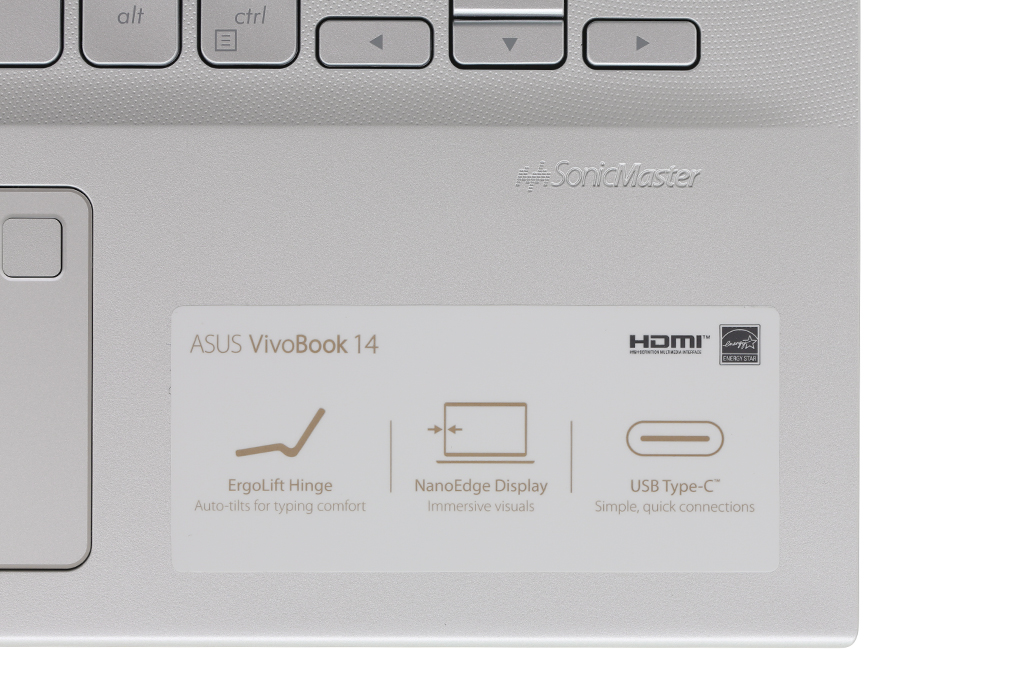 Laptop Asus VivoBook A412F i5 10210U/8GB/32GB+512GB/Win10 (EK739T) Màu Bạc