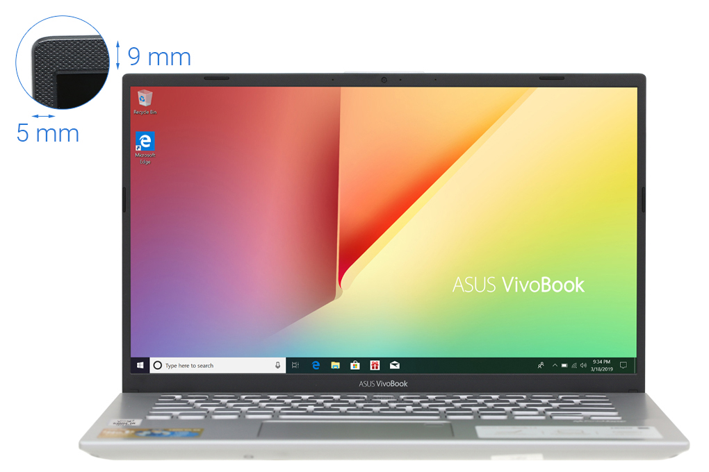 Laptop Asus VivoBook A412F i5 10210U/8GB/32GB+512GB/Win10 (EK739T) Màu Bạc