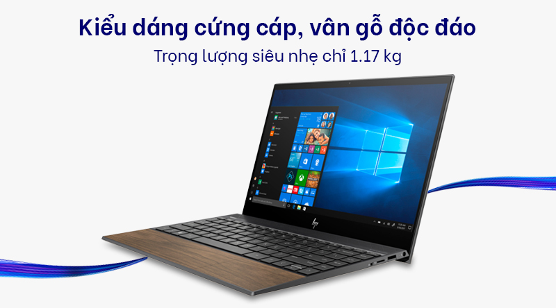 Laptop HP Envy 13 aq1048TU với thiết kế nhẹ