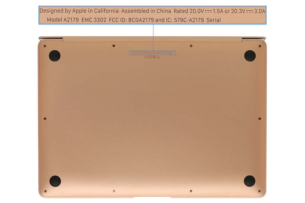 Laptop Apple MacBook Air 2020 i5 1.1GHz/8GB/256GB (Z0YL) Màu Vàng
