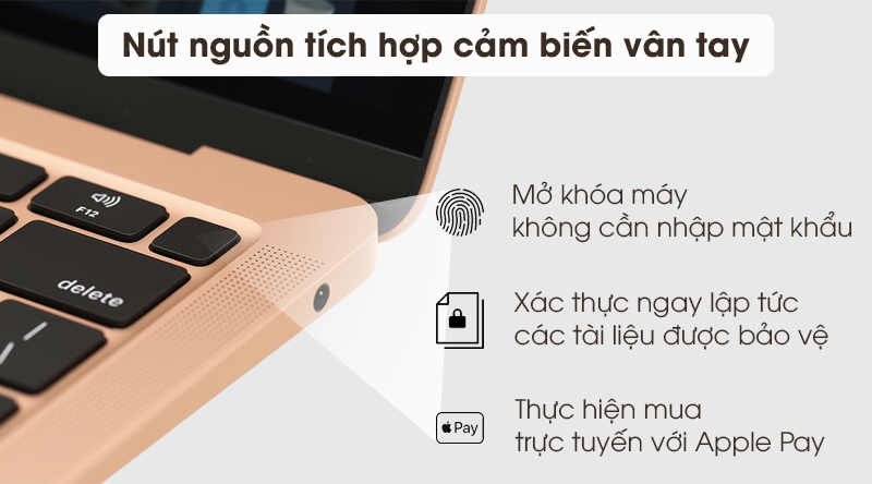 Laptop Apple MacBook Air 2020 i3 1.1GHz/8GB/256GB (MWTL2SA/A)