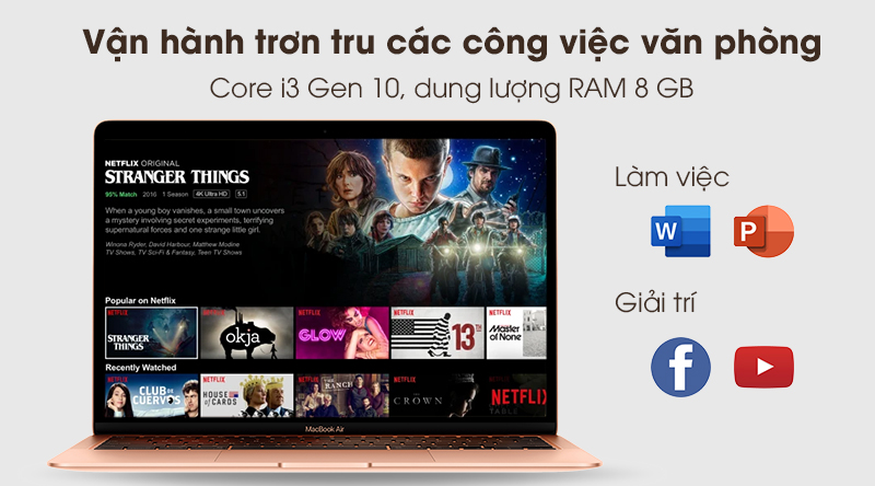 MacBook Air 2020 i3 | CPU Intel Core i3 thế hệ 10