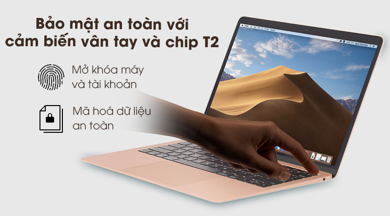 MacBook Air 2020 i3 | Chip bảo mật T2