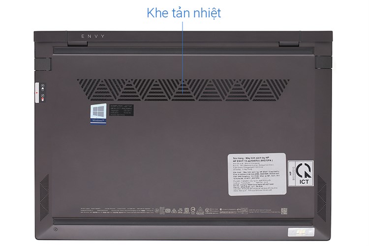 Laptop HP Envy 13 aq1057TX i7 10510U/8GB/512GB/2GB MX250/Win10 (8XS68PA) Màu Đen