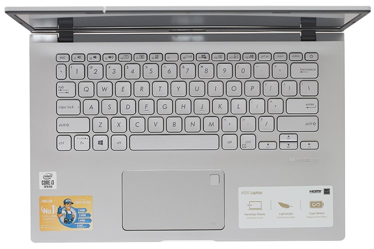 Laptop Asus VivoBook X409JA i3 1005G1/4GB/512GB/Win10 (EK015T) Màu Bạc