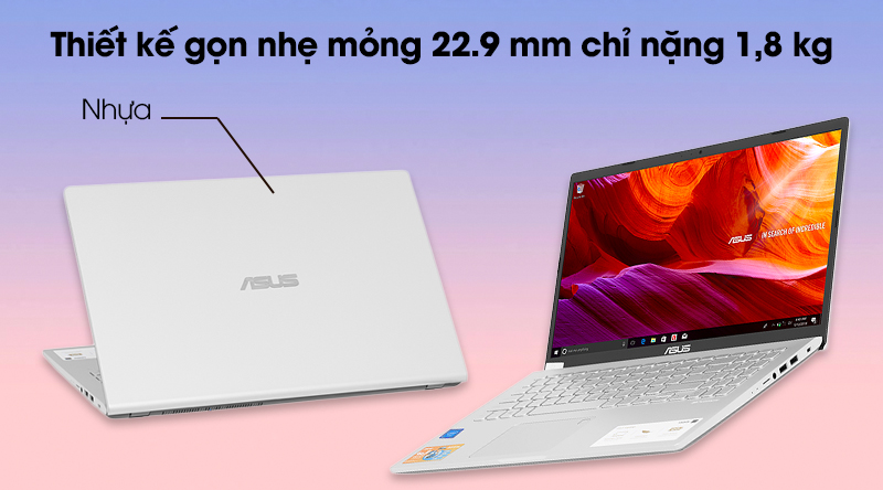 Laptop Asus VivoBook X509MA N4000/4GB/256GB/Win10 (BR061T)