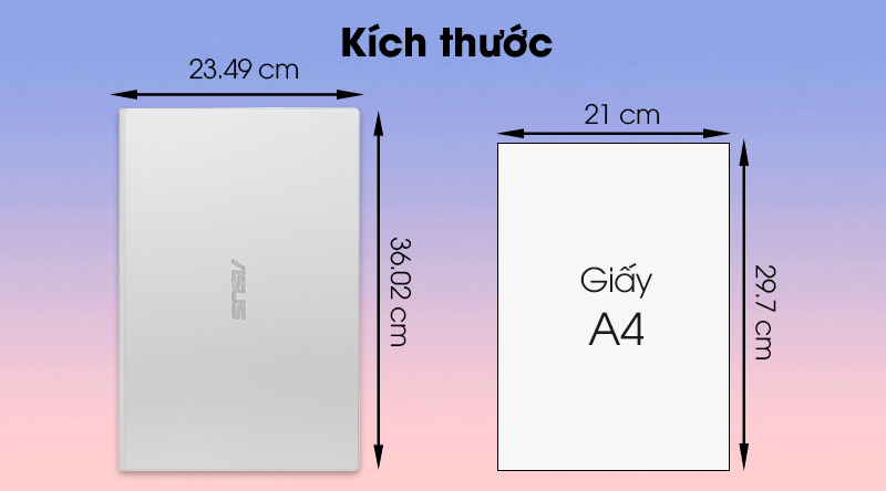 Laptop Asus VivoBook X509MA N4000/4GB/256GB/Win10 (BR061T)