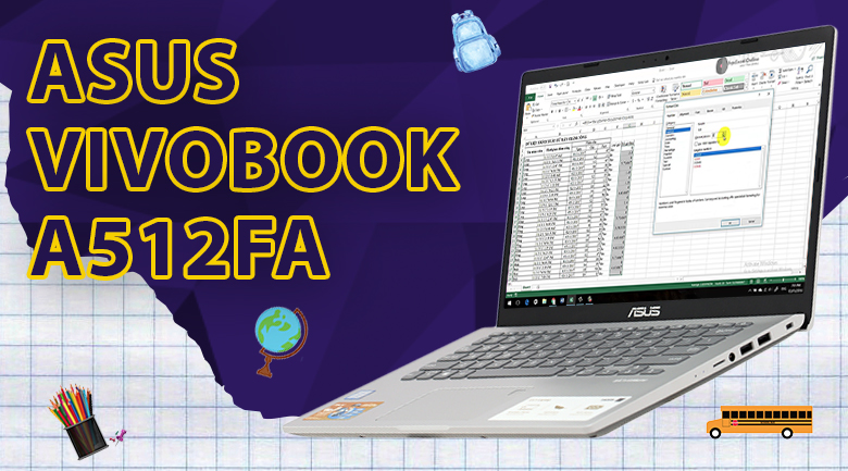 Laptop Asus VivoBook A512FA i3 8145U/4GB/512GB/Win10 (EJ1868T)