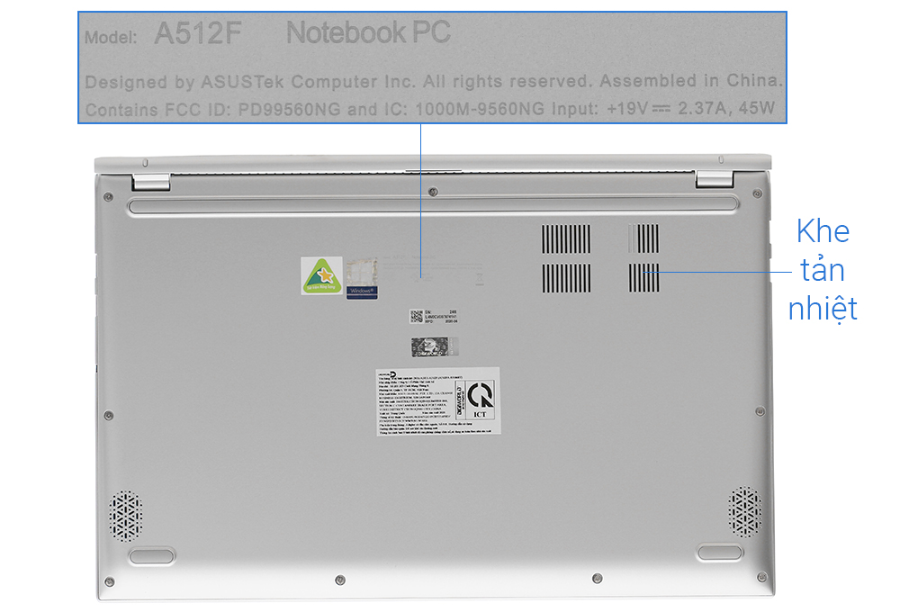 Laptop Asus VivoBook A512FA i3 8145U/4GB/512GB/Win10 (EJ1868T) - 11
