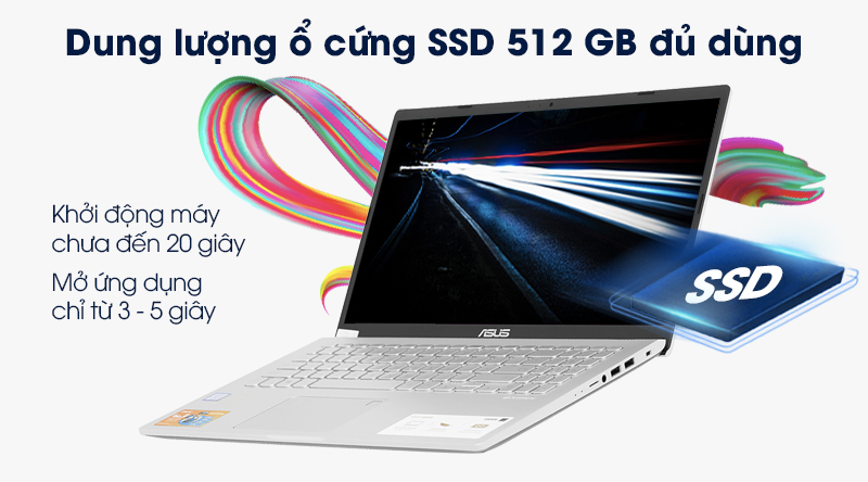 Laptop Asus VivoBook X509FA i3 8145U/4GB/512GB/Chuột/Win10 (EJ857T)