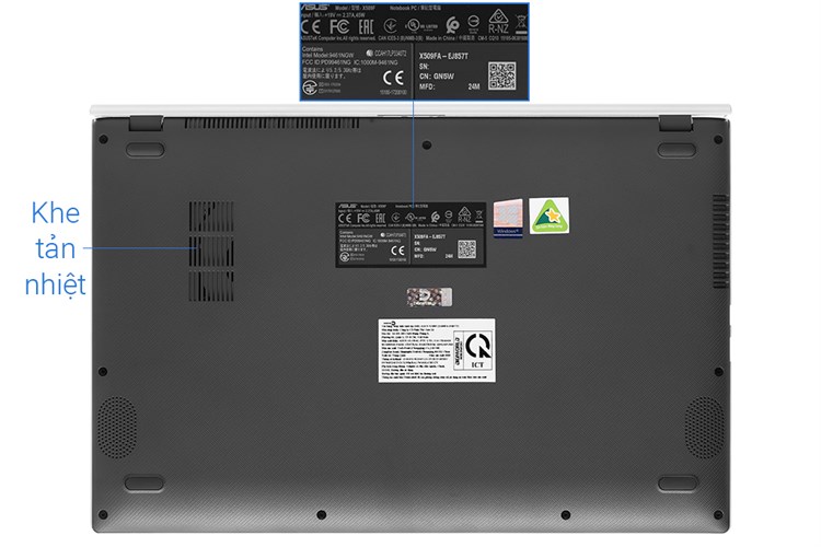 Laptop Asus VivoBook X509FA i3 8145U/4GB/512GB/Chuột/Win10 (EJ857T) Màu Bạc