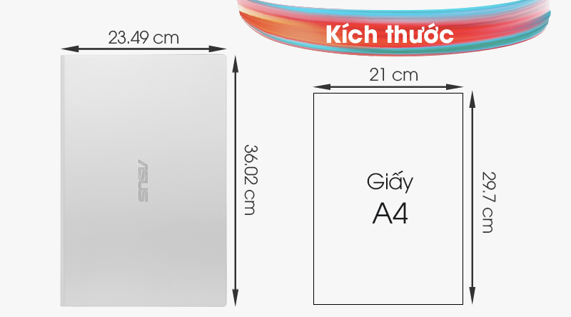 Laptop Asus VivoBook X509JA i7 1065G7/8GB/512GB/Office H&S2019/Win10 (EJ232TS)
