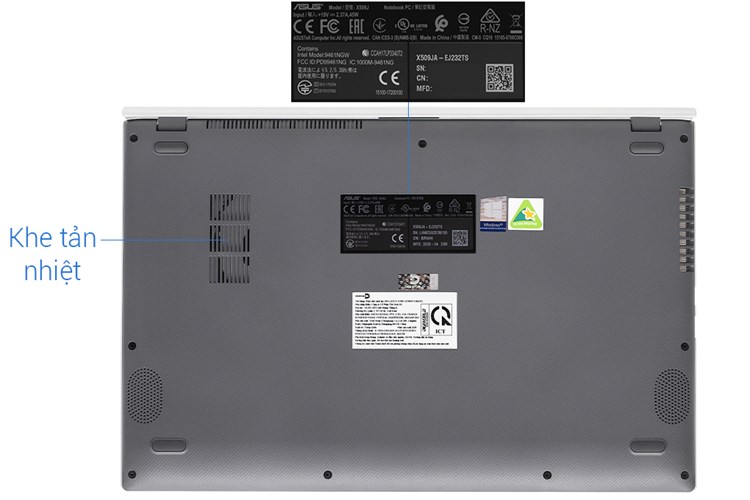 Laptop Asus VivoBook X509JA i7 1065G7/8GB/512GB/Office H&S2019/Win10 (EJ232TS) Màu Bạc