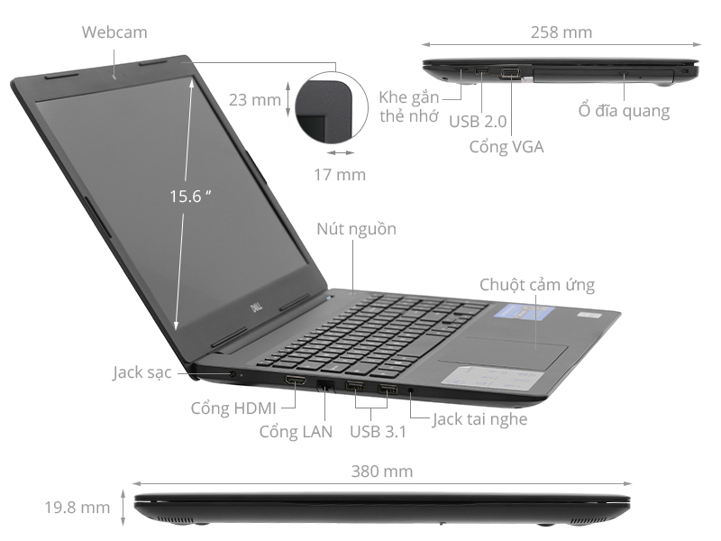 Dell Vostro 3590 i7 10510U/8GB/256GB/2GB 610R5/Win10 (GRMGK2)