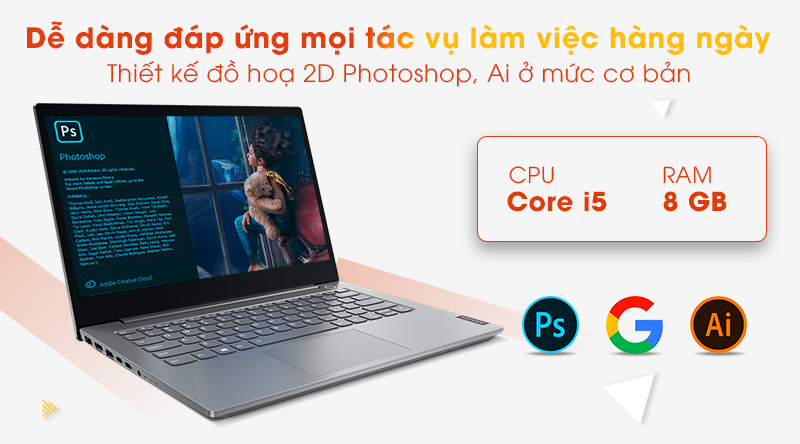 Laptop Lenovo ThinkBook 14IML i5 10210U/8GB/256GB/Win10 (20RV00LVVN)