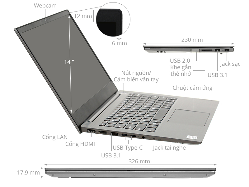 Lenovo ThinkBook 14IML i7 10510U/8GB/512GB/Win10 (20RV00BJVN)