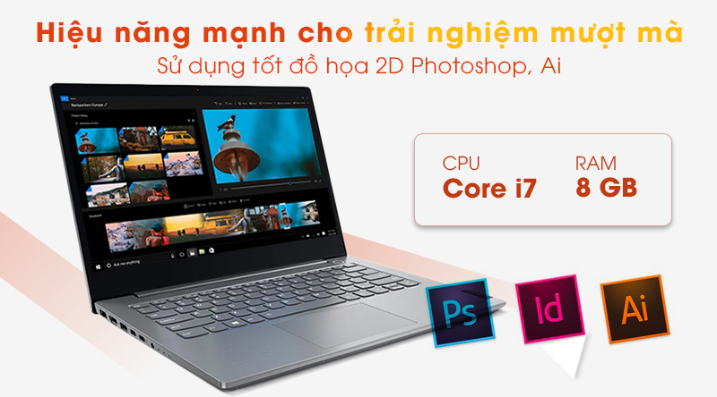 Laptop Lenovo ThinkBook 14IML i7 10510U/8GB/512GB/Win10 (20RV00BJVN)