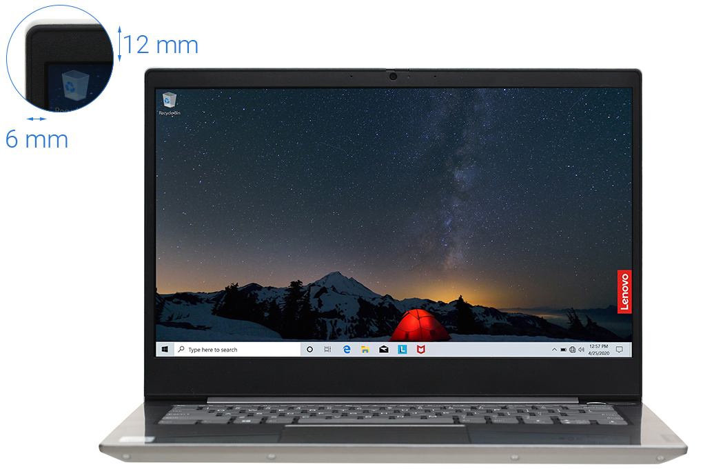 Laptop Lenovo ThinkBook 14IML i7 10510U/8GB/512GB/Win10 (20RV00BJVN) Màu Bạc
